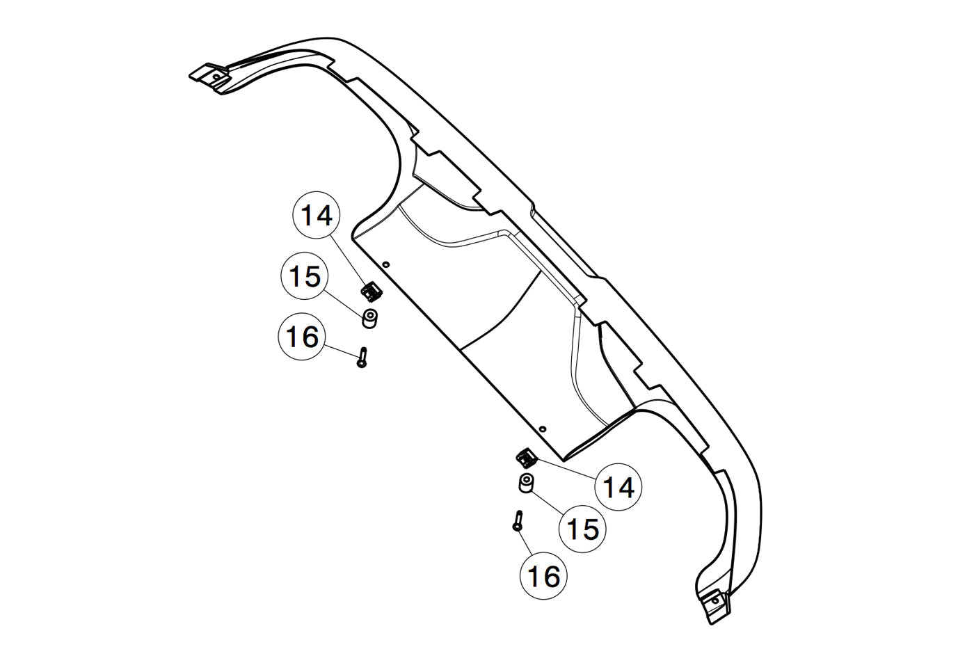 Akrapovic Rear Carbon Fiber Diffuser for F82/F83 M4 (DI-BM/CA/1)