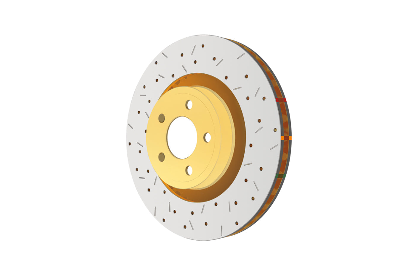 DBA 4000 XS Drilled Slotted Rotor for Evo 5-9 (4418XS 4419XS)