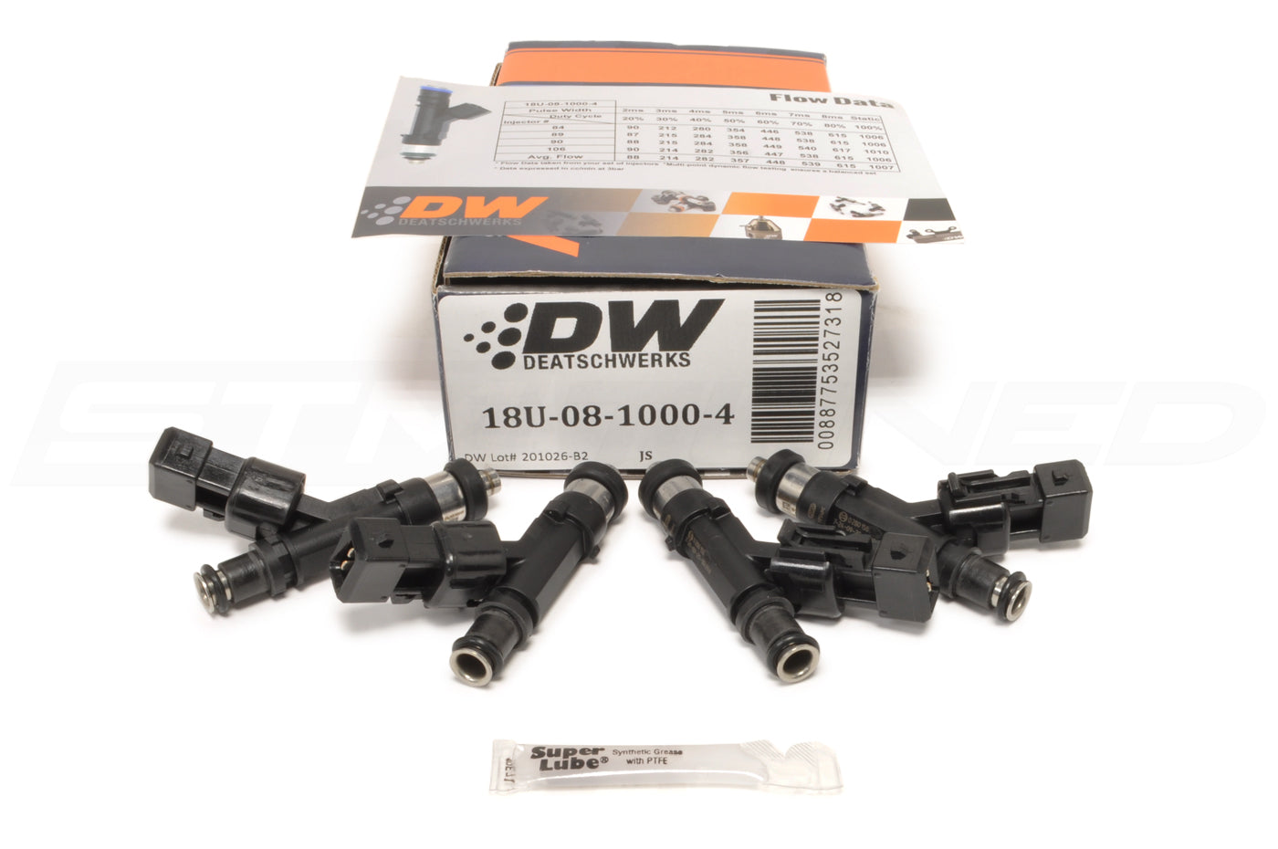 DeatschWerks 1000cc Fuel Injectors High Z for DSM/Evo (18U-08-1000-4)