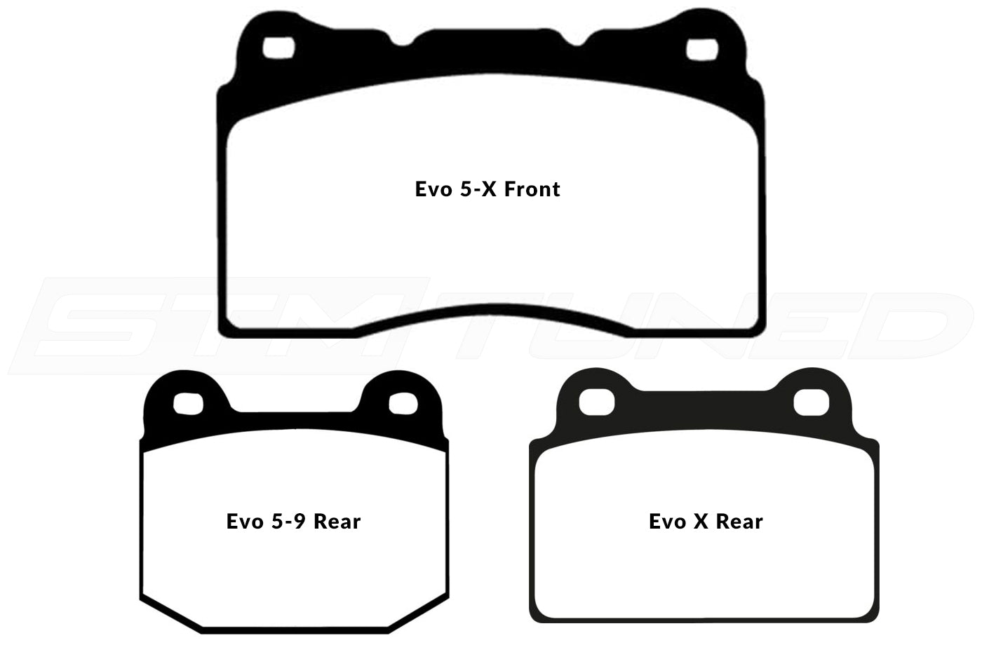 EBC Bluestuff Brake Pads for Evolution