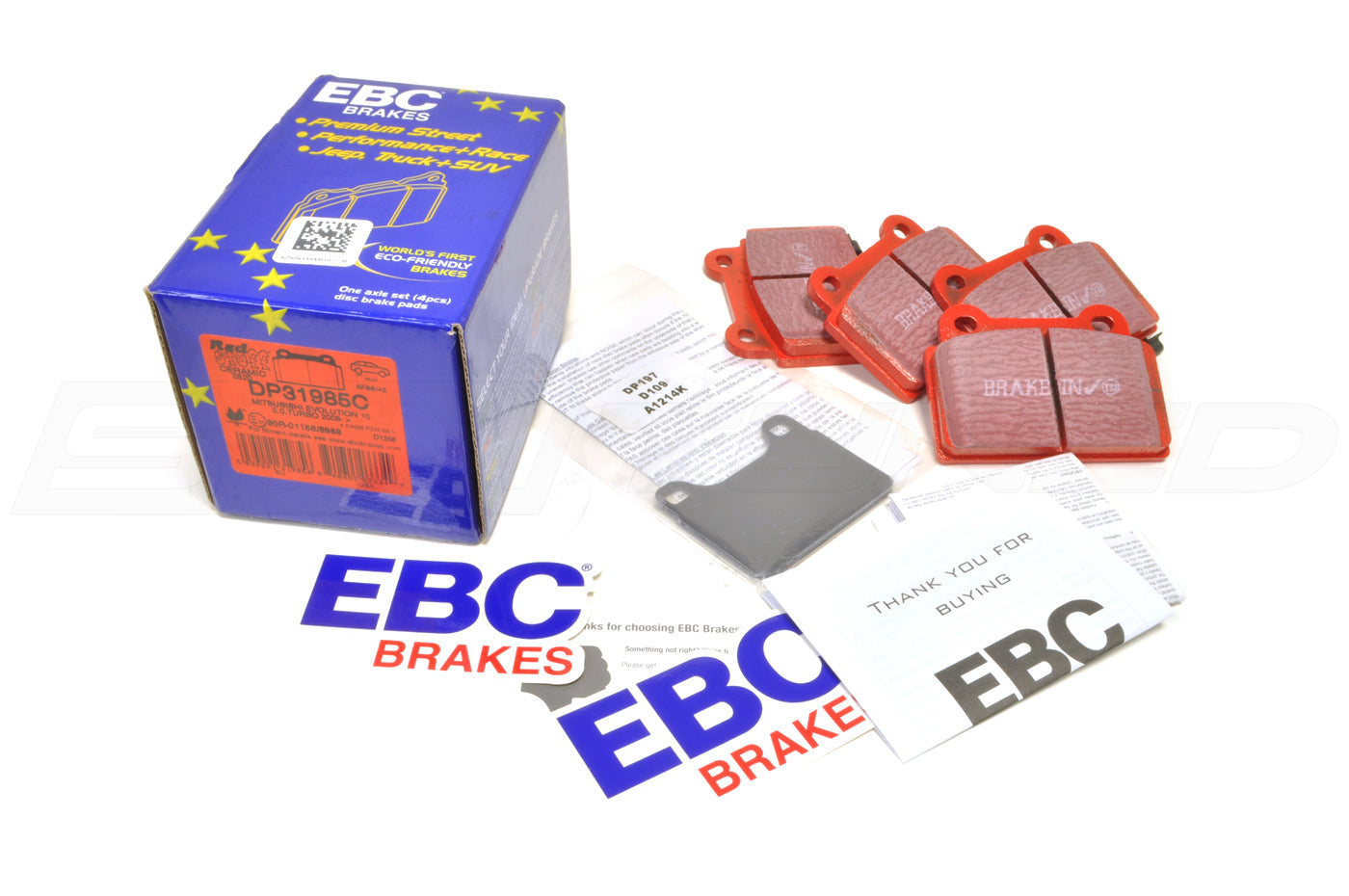 EBC Redstuff Brake Pads for Evolution