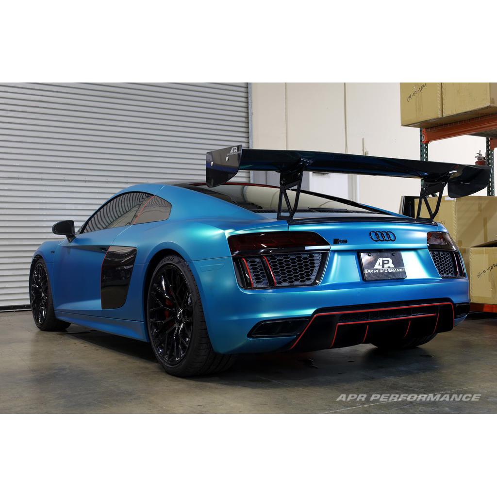 Audi R8 GTC-500 Adjustable Wing, with Carbon Fiber Active Spoiler Panel Replacement 2016-2018