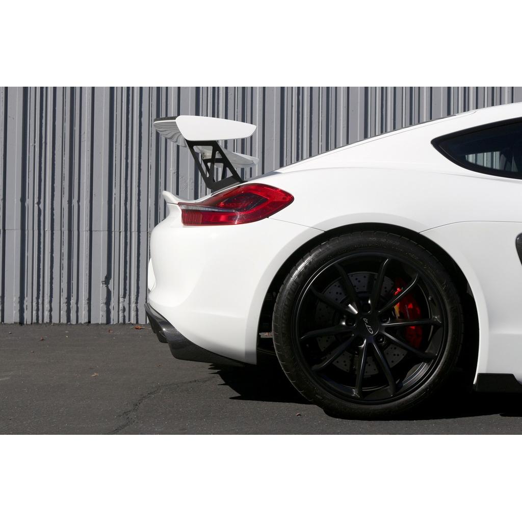 Porsche Cayman GT4 Factory Wing Extension kit 2015-2016