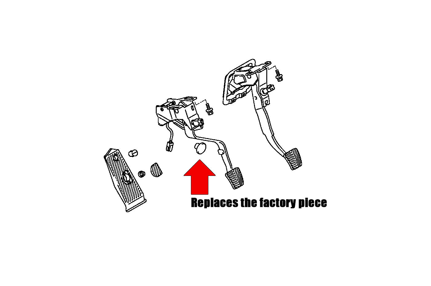 STM Adjustable Clutch Pedal Stop for Evo 7/8/9