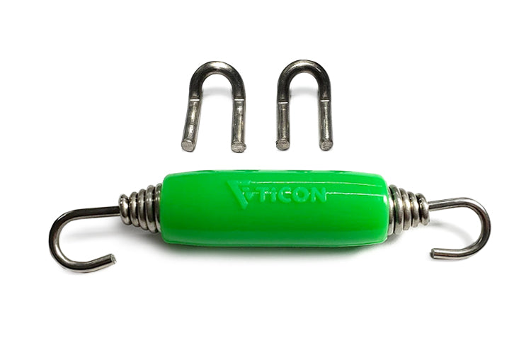 Ticon Titanium Exhaust Spring & Tab Kit Green