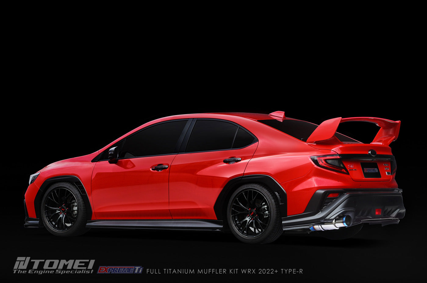 Tomei Expreme Titanium Type-R Exhaust for 2022+ WRX VB (TB6090-SB06A)