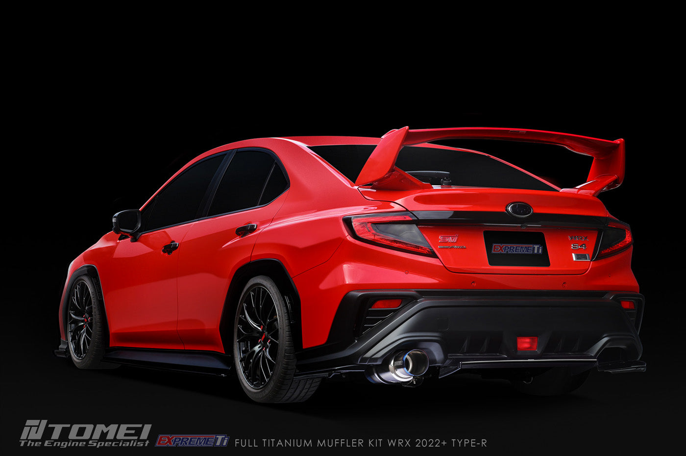 Tomei Expreme Titanium Type-R Exhaust for 2022+ WRX VB (TB6090-SB06A)