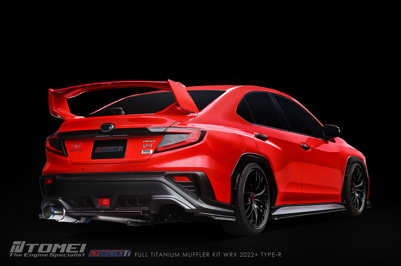 Tomei Expreme Titanium Type-R Exhaust for 2022+ WRX VB (TB6090-SB06A)