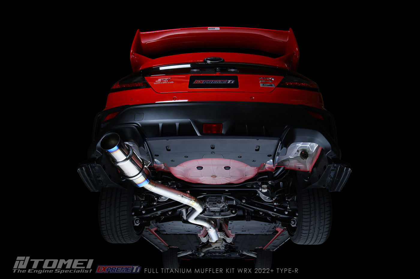 Tomei Expreme Titanium Type-R Exhaust for 2022+ WRX VB (TB6090-SB06A)