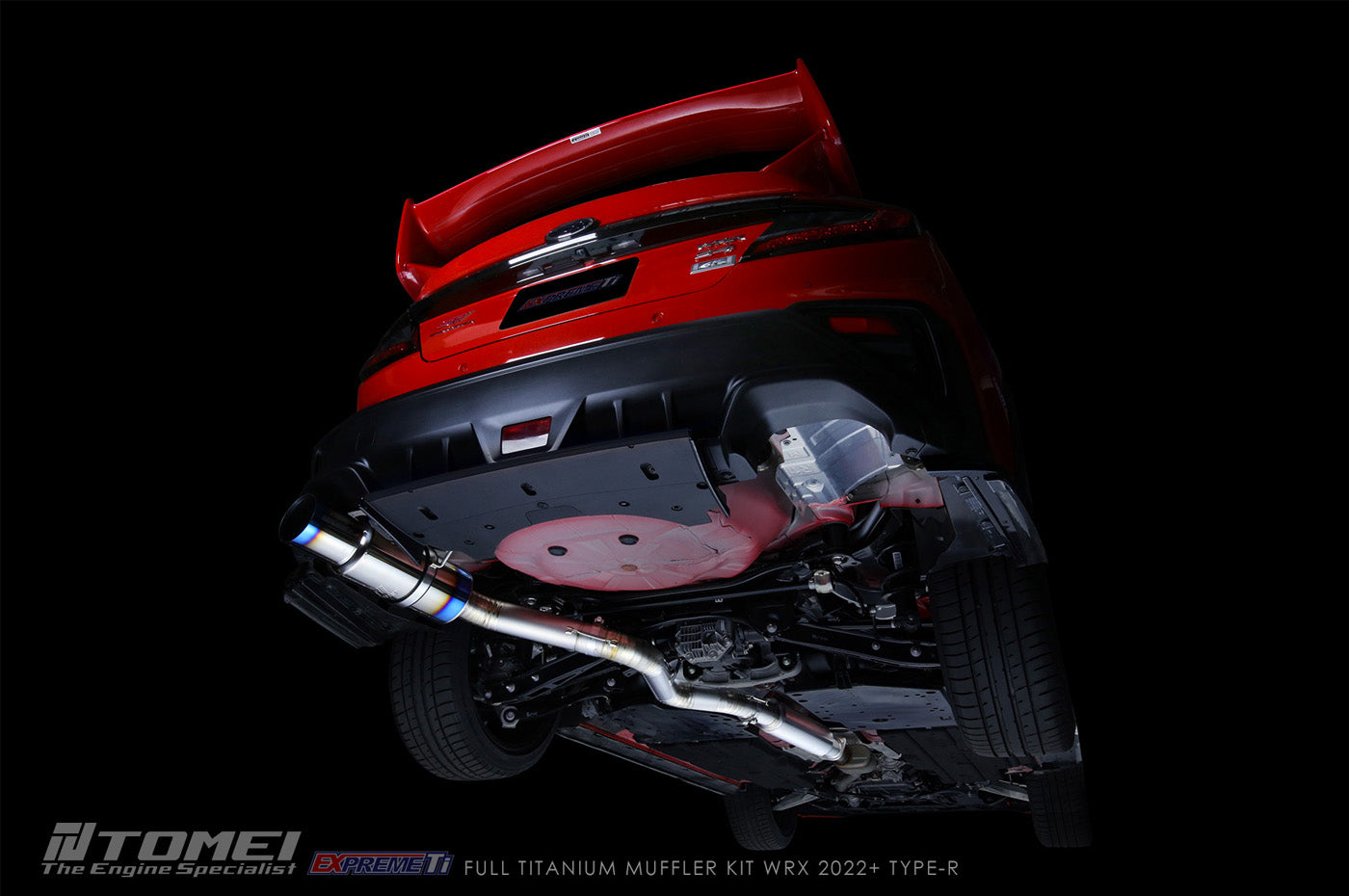 Tomei Expreme Titanium Type-R Exhaust for 2022+ WRX VB (TB6090-SB06A)
