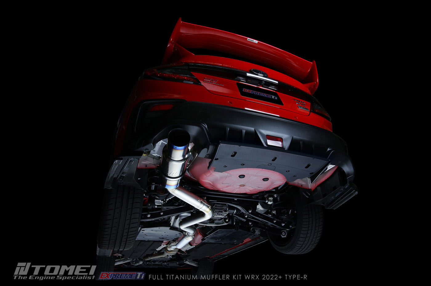 Tomei Expreme Titanium Type-R Exhaust for 2022+ WRX VB (TB6090-SB06A)