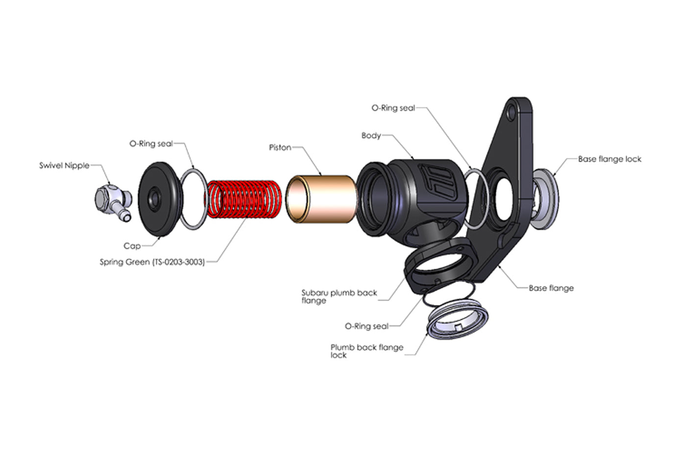 Turbosmart BOV Kompact Plumb-Back for WRX/STi (TS-0203-1215)