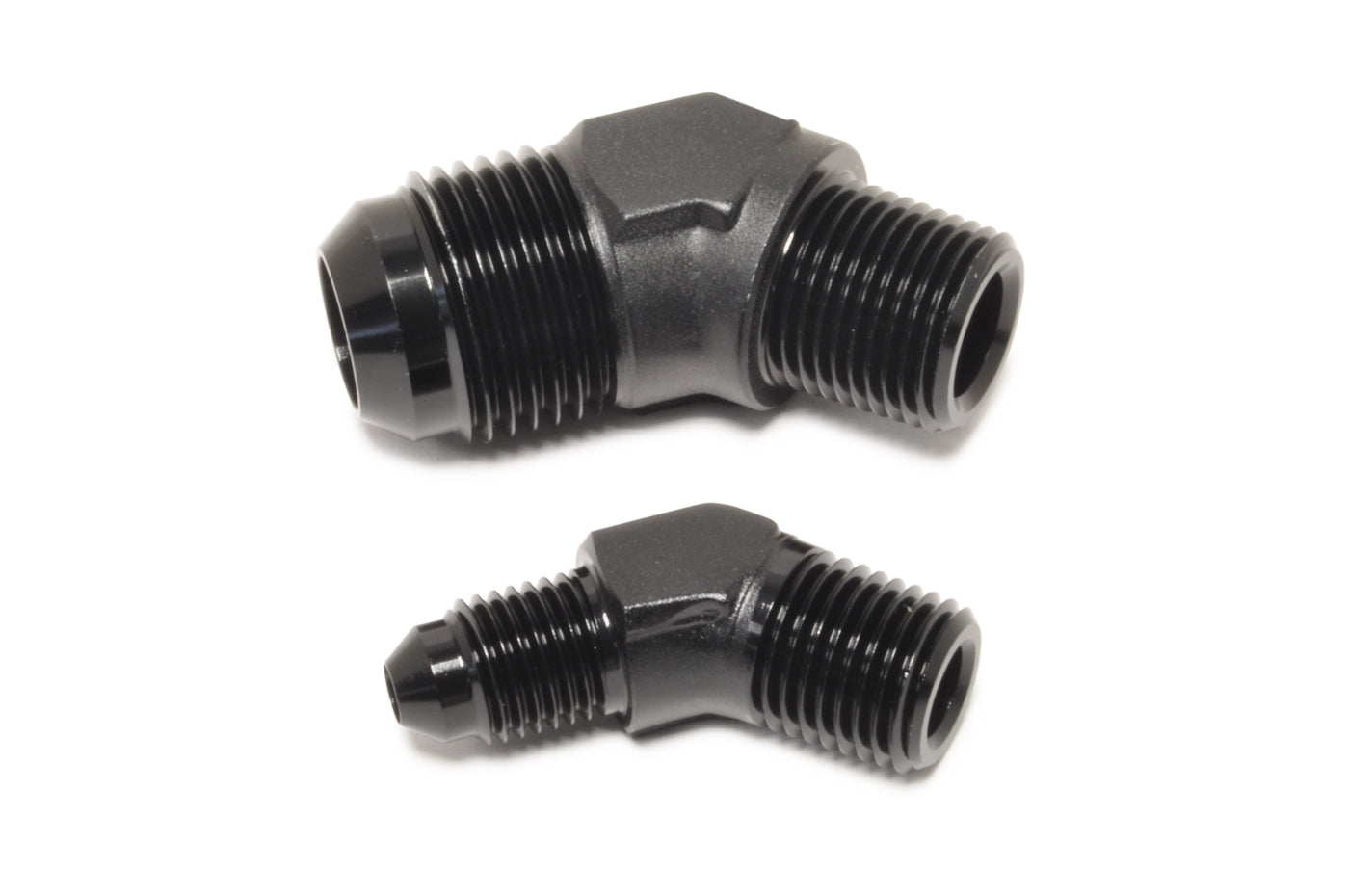 Vibrant Adapter Fittings 45° (Male -AN to Male NPT)