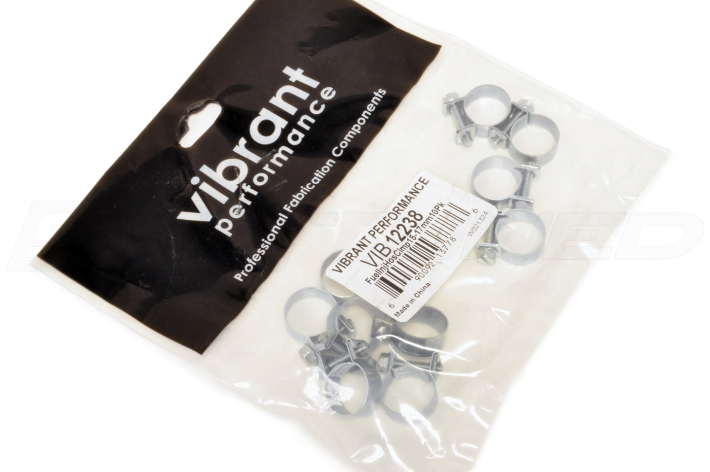 Vibrant Fuel Injector Style Mini Hose Clamps (Pack of 10)