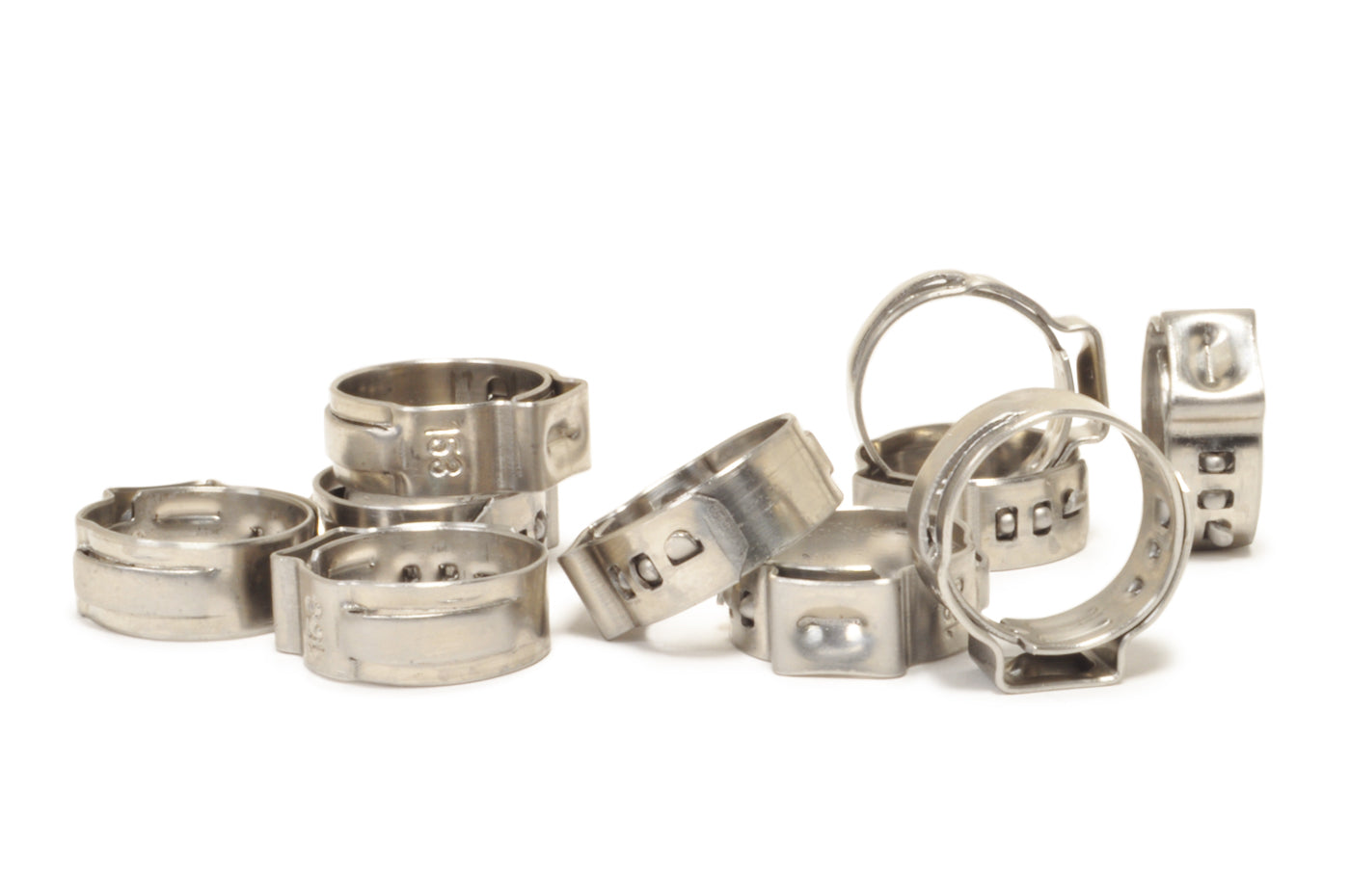 Vibrant Stainless Steel Pinch Clamps