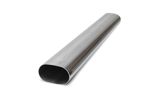 Vibrant T304 Stainless Straight Oval Tubing